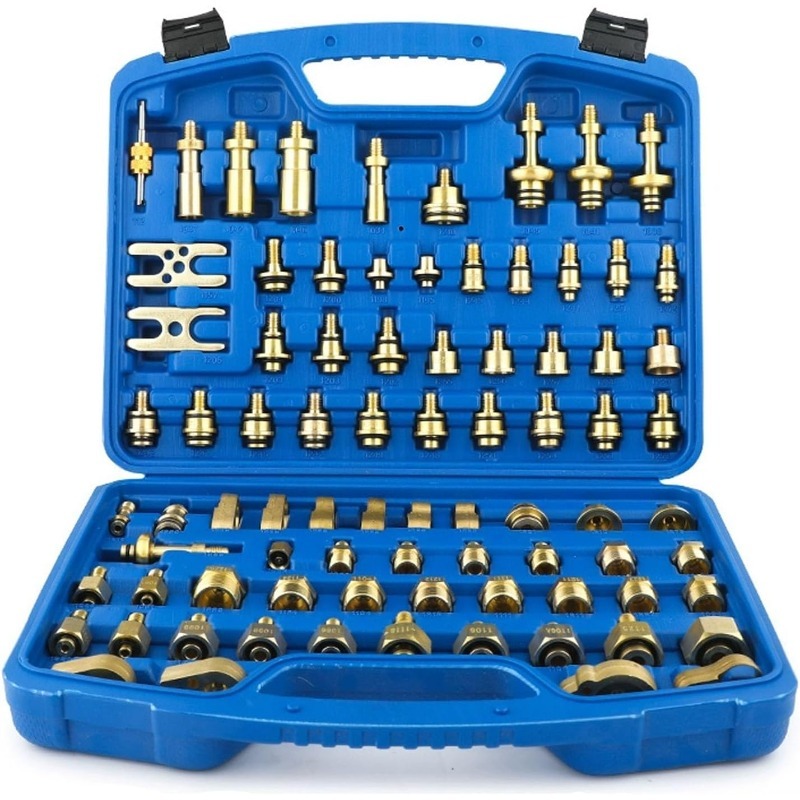 Spring Compressor Tool - 82-delige A/C airconditioning lektestdetectorset, universele A/C