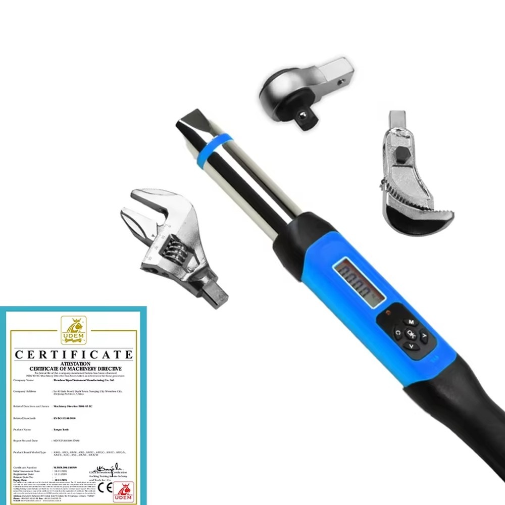 Torque Wrench - Instelbare digitale momentsleutel 60-340N, industriële kwaliteit,