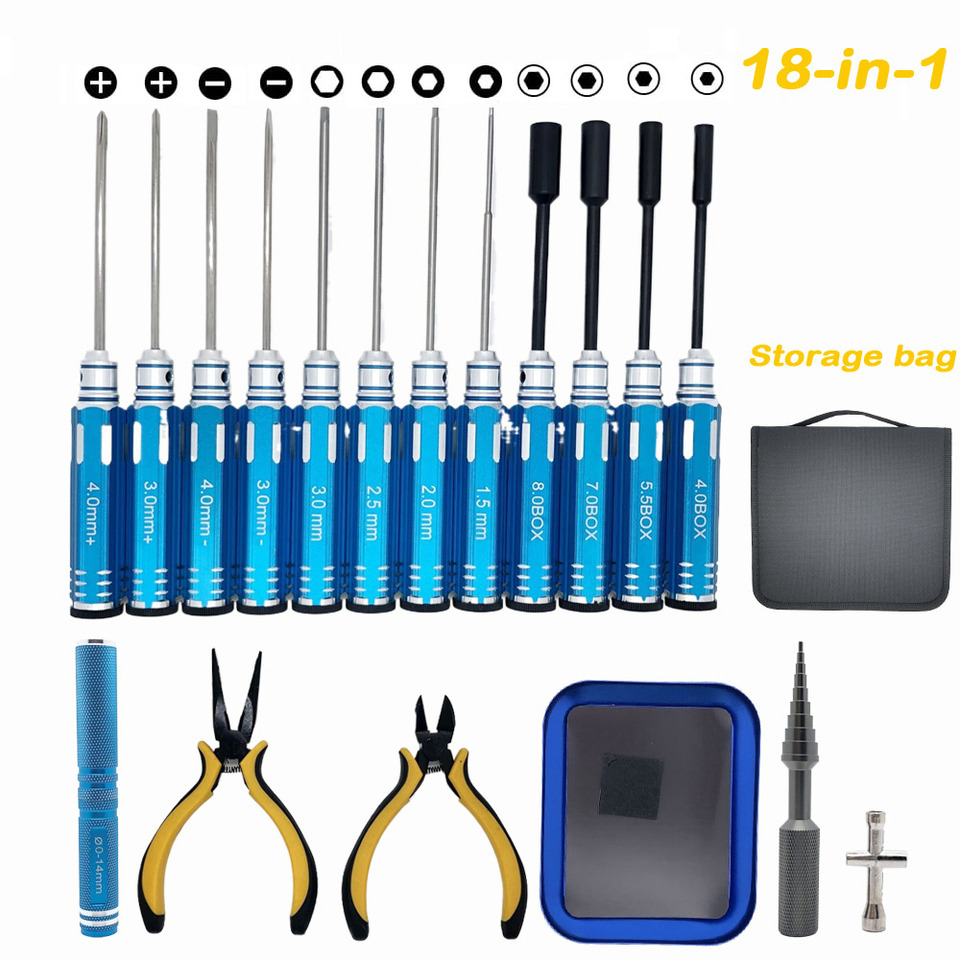 RC gereedschapssets 18 in 1 sc - Socket Set recensie en prijs
