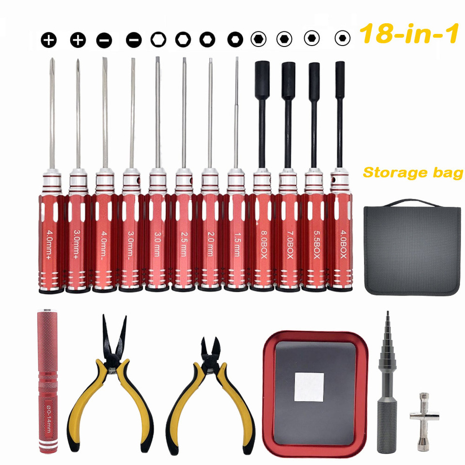 RC gereedschapssets 18 in 1 sc - Socket Set recensie en prijs